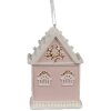 Clayre & Eef 6PR4205 Decorațiune pandantiv Casa 6x4x9 cm