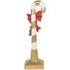 Clayre & Eef 5PR0141 Decorațiune Candy Cane Gold White 25x18x83 cm Poliresină