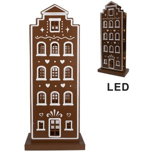 Clayre & Eef 5Y1251 LED Decoratiuni Casa Brown Alb...