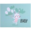 Exacompta photo book baby 30 pagini alb 28,5x22 cm verde pastel format peisaj