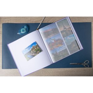 Album foto Exacompta Plum Violet 60 pagini 29x32cm pentru 300 fotografii 10x15 cm