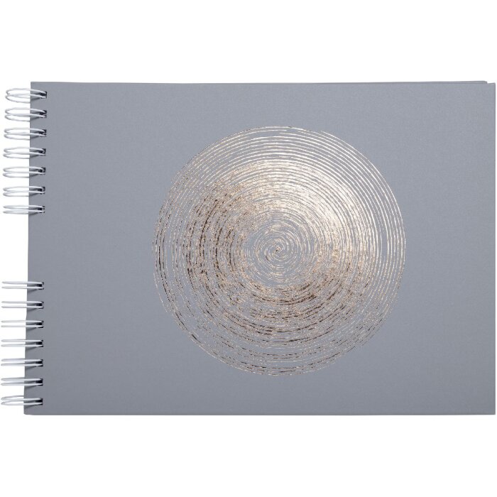 Exacompta 16168E Album spirală 50 pagini alb 32x22 cm Ellipse gri