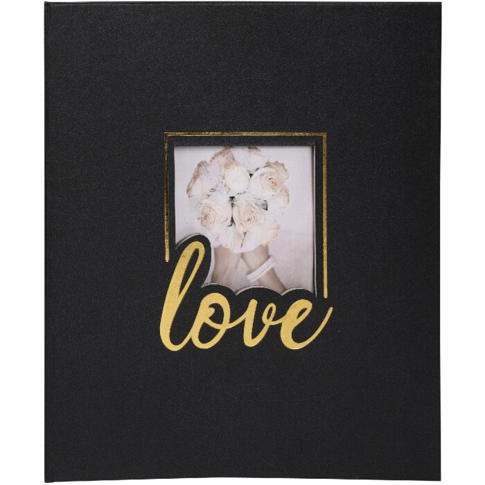 Exacompta 16506E Album foto 60 pagini negru 29x32cm - Love