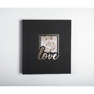 Exacompta 16506E Album foto 60 pagini negru 29x32cm - Love