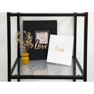 Exacompta 16506E Album foto 60 pagini negru 29x32cm - Love