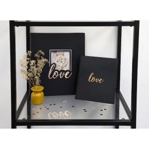 Exacompta 16506E Album foto 60 pagini negru 29x32cm - Love