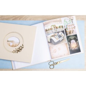 Exacompta 16733E Album foto 60 pagini albe Ringflower Latte