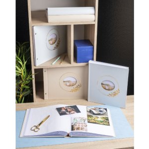 Exacompta 16733E Album foto 60 pagini albe Ringflower Latte