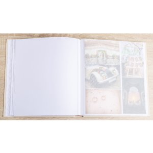 Exacompta 16733E Album foto 60 pagini albe Ringflower Latte