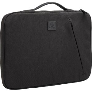 Exacompta laptop sleeve 13-14 business negru material reciclat cu buzunar frontal