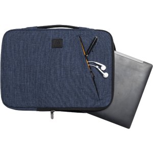 Exacompta laptop sleeve 15-16 inch business albastru subțire ușor rPET protecție