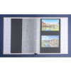 Exacompta 17602E Album foto cu mecanism inelar 60 pagini negre 32x26x4 cm Bej