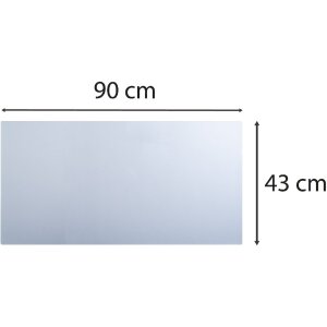 Exacompta 29640E Bloc de scris 50x65 cm flexibil PVC Crystal Transparent