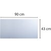 Exacompta 29640E Bloc de scris 50x65 cm flexibil PVC Crystal Transparent