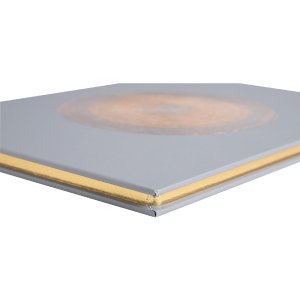 Exacompta 47984E Carte de oaspeți 100 pagini Gold Ellipse Grey 27x22 cm