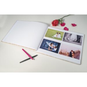 Exacompta 60234E Album cu șurub 40 pagini alb format 37x29cm motiv KRAFT