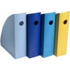 Exacompta 18202SETD Set de 4 dosare pentru reviste MAG-CUBE Bee Blue culori asortate