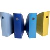 Exacompta 18202SETD Set de 4 dosare pentru reviste MAG-CUBE Bee Blue culori asortate