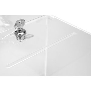 Exacompta 89258D Urnă blocabilă 21x21x21cm cu capac A5 cristal