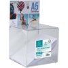 Exacompta 89258D Urnă blocabilă 21x21x21cm cu capac A5 cristal