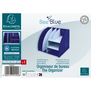 Exacompta 394202D Organizator de birou Bee Albastru Albastru marin Albastru deschis