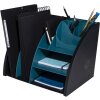 Exacompta 394505D Organizator de birou Neo Deco negru albastru-verde