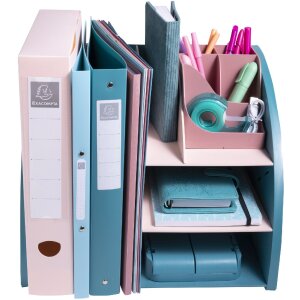 Exacompta 394606D Organizator de birou Skandi Pacific Blue Nude