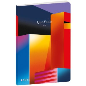 Quo Vadis Notebook Iconic Multicolor Liniat 15x21 cm