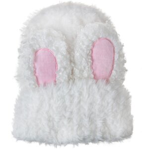 Juleeze JZKCA0010W Pălărie pentru copii White Bunny Ears...