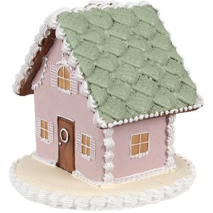 Clayre Eef Casă de turtă dulce 12 cm Roz Polyresin...