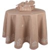 Clayre Eef Coș de pâine Gingerbread House 35x35x8 cm Brown Cotton Country Style