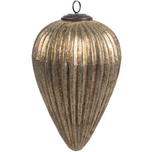 Clayre & Eef 6GL4555L Pom de Crăciun Bauble Gold...