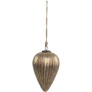 Clayre & Eef 6GL4555L Pom de Crăciun Bauble Gold...