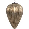 Clayre & Eef 6GL4555L Pom de Crăciun Bauble Gold Ø 14x20 cm Sticlă Crăciun