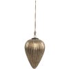 Clayre & Eef 6GL4555L Pom de Crăciun Bauble Gold Ø 14x20 cm Sticlă Crăciun