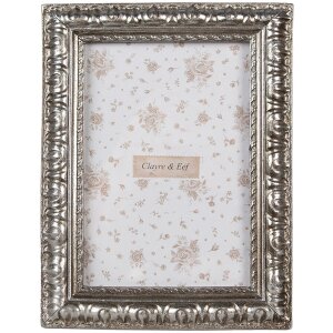 Clayre & Eef Picture Frame 10x15 cm Argint Design boem