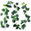 Clayre & Eef Planta artificială frunze ghirlanda verde 220 cm plastic Lifelike