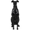 Clayre & Eef 6PR5069 Figurină decorativă câine negru 20x10x30 cm Poliresină