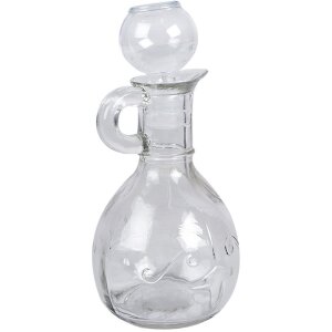 Clayre & Eef 6GL4898 Carafă din sticlă Ø 8x15...