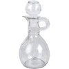 Clayre & Eef 6GL4898 Carafă din sticlă Ø 8x15 cm 175 ml transparentă stil retro