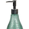 Clayre & Eef 6GL4900GR Distribuitor de săpun din sticlă verde Ø 9x19 cm 400 ml