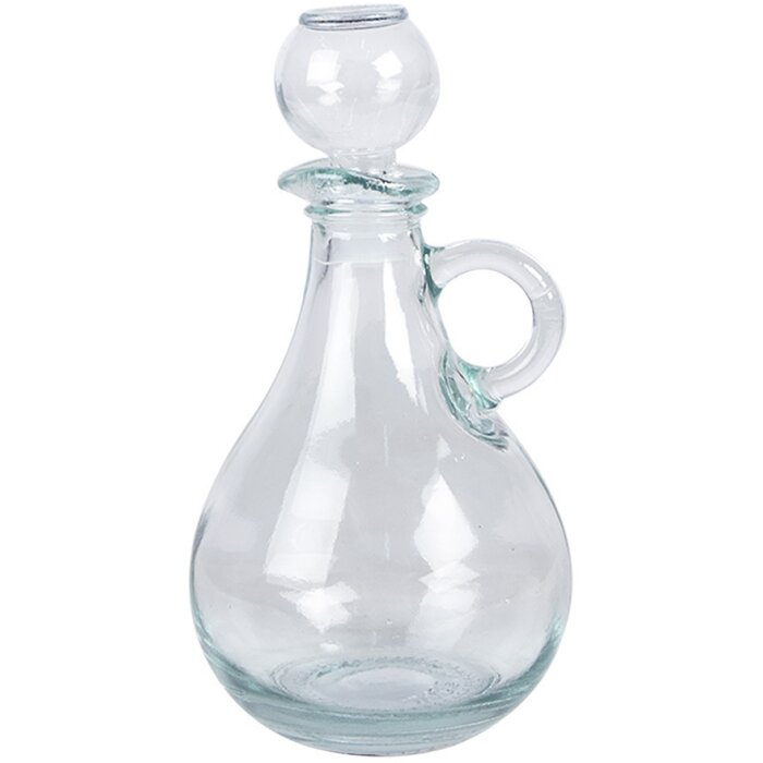 Clayre & Eef 6GL4905 Carafe Sticlă transparentă Ø 10x17 cm 325 ml Retro Vintage