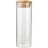 Clayre & Eef borcan de depozitare transparent Ø 5x16 cm cu capac stil country