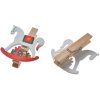 Clayre & Eef 65637 Clemă cu set cal balansoar 6 4x1x4 cm