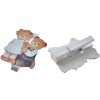 Clayre & Eef 65641 Clemă cu set urs 6 4x1x5 cm