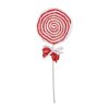 Clayre & Eef 65853 Decorațiune de Crăciun Lollipop Roșu Alb 15x1x41 cm Plastic