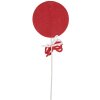 Clayre & Eef 65853 Decorațiune de Crăciun Lollipop Roșu Alb 15x1x41 cm Plastic