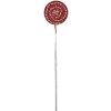 Clayre & Eef 65867 Decorațiune de Crăciun Lollipop Roșu Alb 6x2x40 cm Plastic