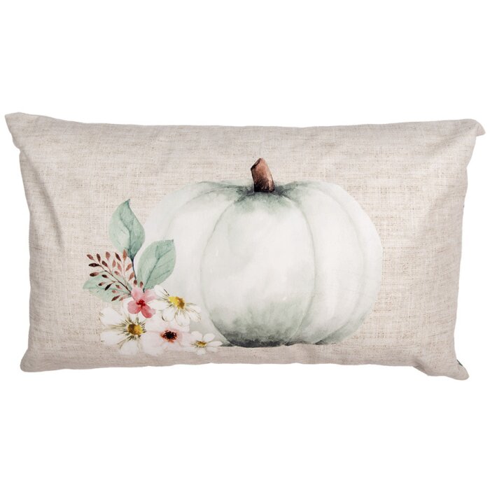 Clayre & Eef CSP36-2 Husă de pernă în stil country bej verde 30x50 cm