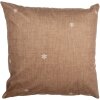 Clayre & Eef GBB22 Husă de pernă Brown White 45x45 cm Stil rustic